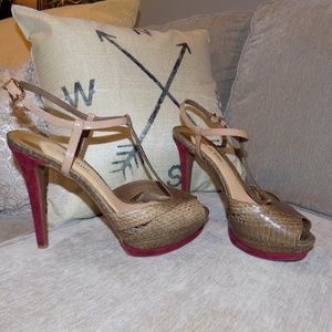 Sz 8.5 Gianni Bini Peep Toe Stilleto